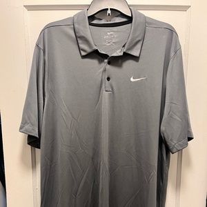 Nike Dri-Fit Gray Polo XXLT Big & Tall